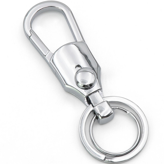 조본 삼에스 자동차 키홀더 열쇠고리 ZB-098, 실버, 1개