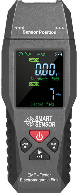 루아즈 디지털 전자파 측정기 자기장 전기장 탐지기, 혼합색상, 1개