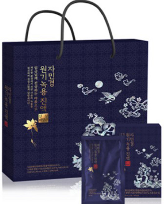 자민경 원기 녹용진액 산삼배양근 30p + 쇼핑백, 1.5L, 1개