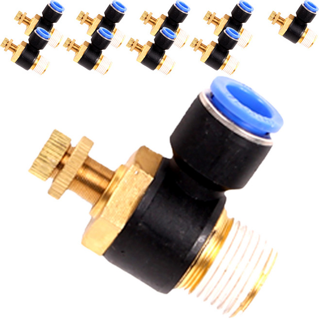 케이피씨 에어호스 유공압공구 원터치피팅 SC, 10개