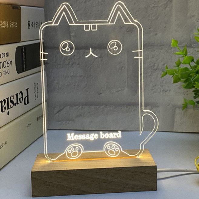 앞날앤 글씨쓰는 무드등 AP-001, 고양이