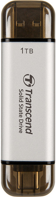 Transcend 創見 ESD310 超小型外接SSD, 1TB, 銀色
