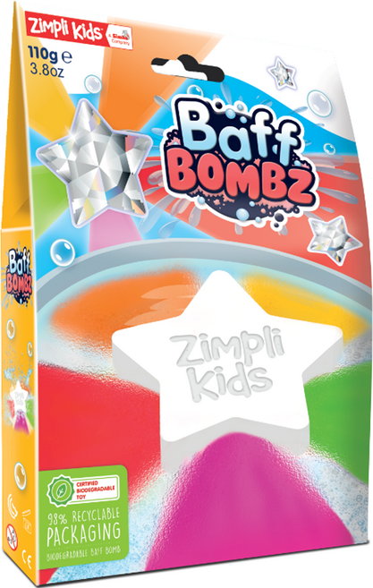 짐플리키즈 유아용 베스밤 레인보우 스타 6502, 110g, 1개