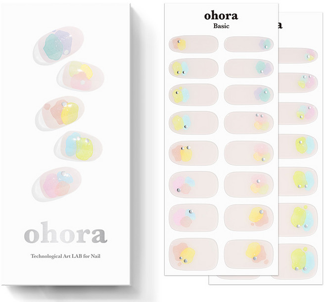 오호라 네일스티커 세트, NTintDrop, 1개
