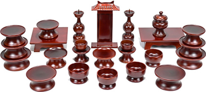 남원목기 문화재 오리목 제기 25종 세트, 1세트, 25p