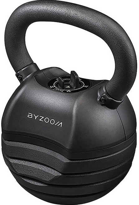 바이줌 5단 무게조절 케틀벨, 블랙, 13.6kg, 1개