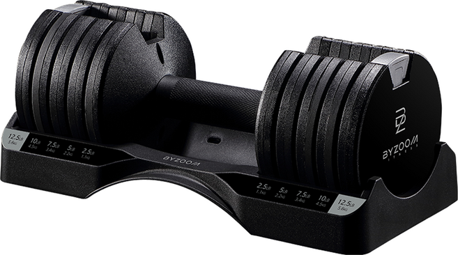 바이줌 5단 무게조절 덤벨, 5kg, 1개