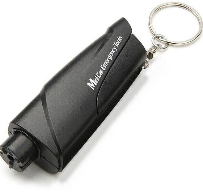 모나코올리브 차량용 비상탈출 세이프해머, 1개, 블랙