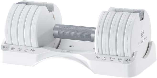 바이줌 5단 무게조절 덤벨, 5.6kg, 1개