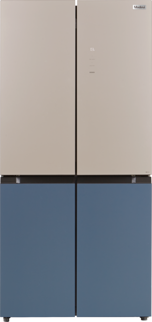 캐리어 모드비 피트인 파스텔 플러스 4도어 냉장고 474L 방문설치, 코타 그레이 + 블루, MRNF474CPI1