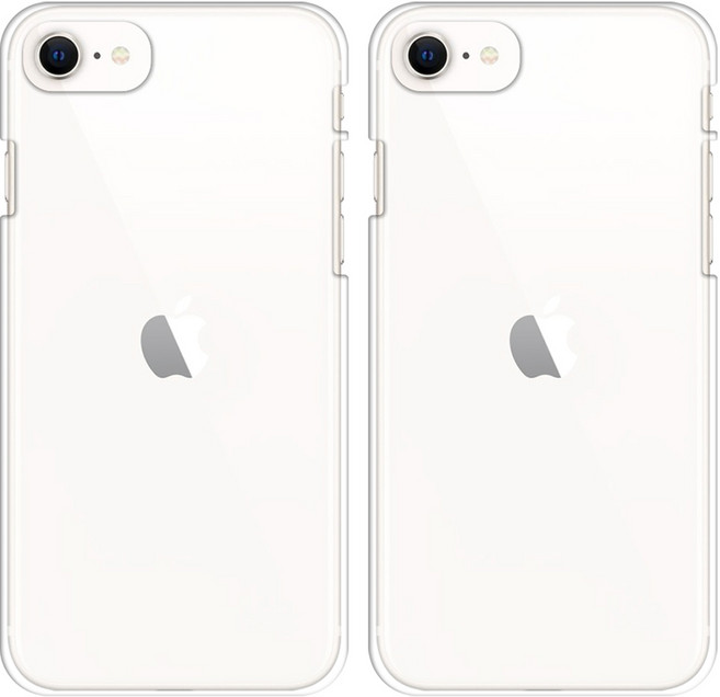 코쿼드 아이큐티 투명 젤리 휴대폰 케이스 2p