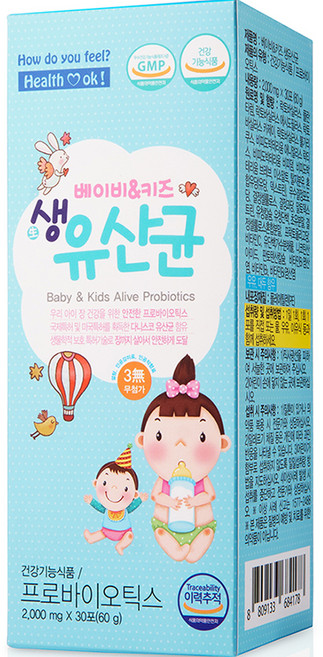 헬퍼장 베이비 키즈 생유산균, 60g, 1개