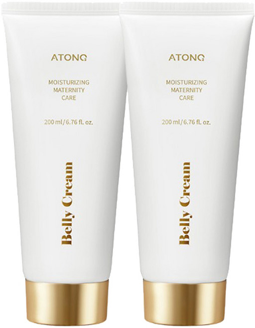 아토앤오투 임산부 스크래치마크 벨리 크림, 200ml, 2개