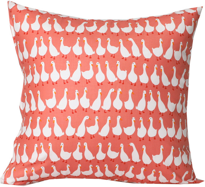 이코니하우스 거위 쿠션 솜포함, 핑크