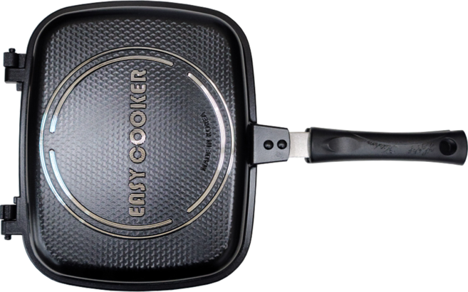이지쿠커 요리가 편한 양면팬 가스레인지용, 27cm, 1개