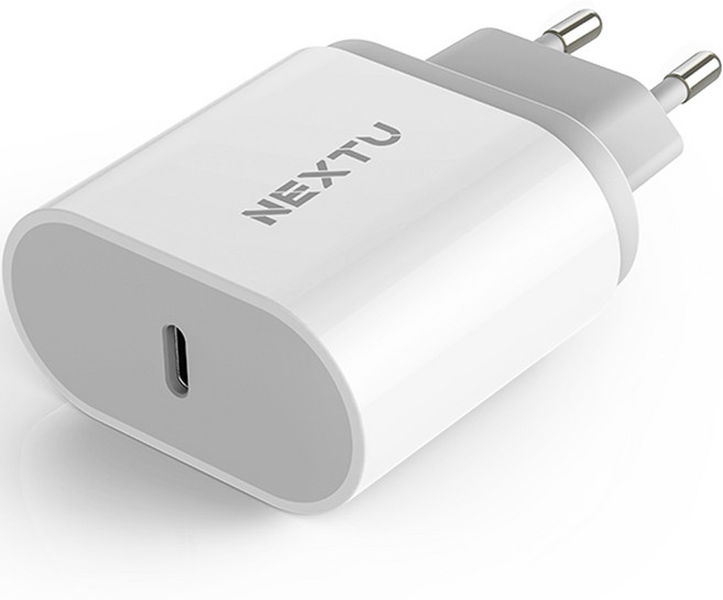 넥스트유 USB-PD/PPS 초고속 충전기 어댑터 NEXT-QTC614PPS, 화이트, 1개