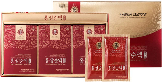 김정환 홍삼순액 30개입, 2.1L, 1박스