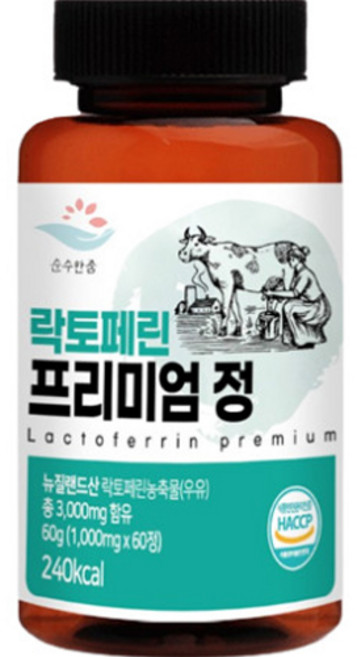 優質乳鐵蛋白錠, 60錠, 1罐