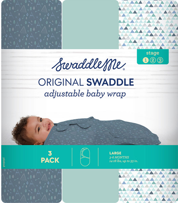 스와들미 신생아 벨크로 입체 속싸개 L 3종 세트