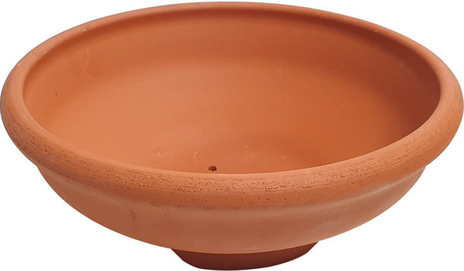 나라아트 황토야생화 옹기 분재화분, 1개