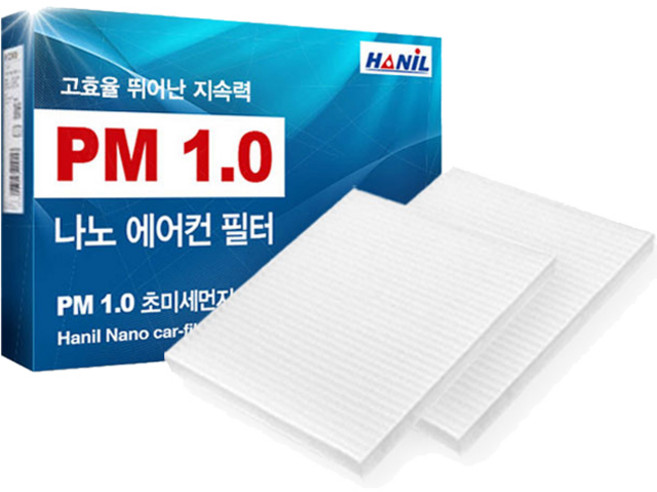 한일 PM1.0 초미세먼지 나노 자동차 에어컨 필터, NN104, 2개