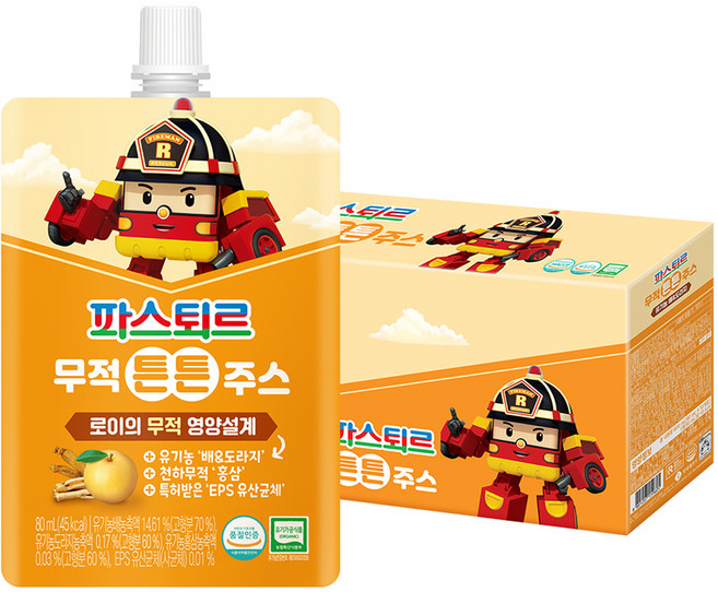 파스퇴르 유아용 무적 튼튼 주스 10p, 800ml, 1개