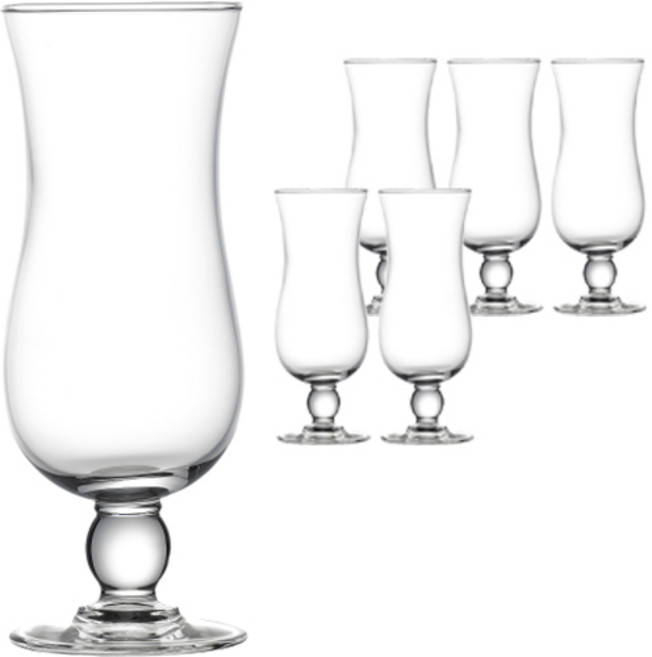 진글라스 JIN GLASS 고블렛 호른컵, 6개