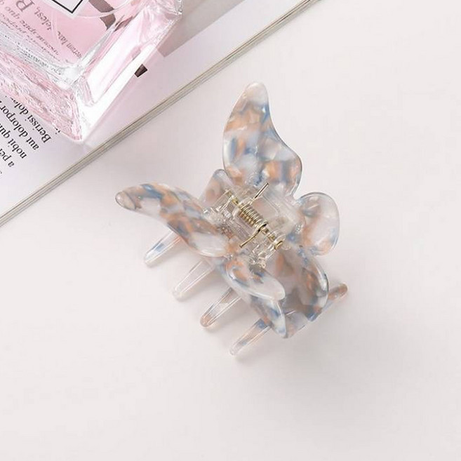 수스다 러블리 나비 셀룰로오스 올림머리 헤어집게핀 중 4127