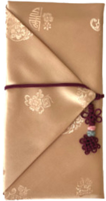 르미에 고급양단 실크 예단 용돈 봉투, 골드, 1개