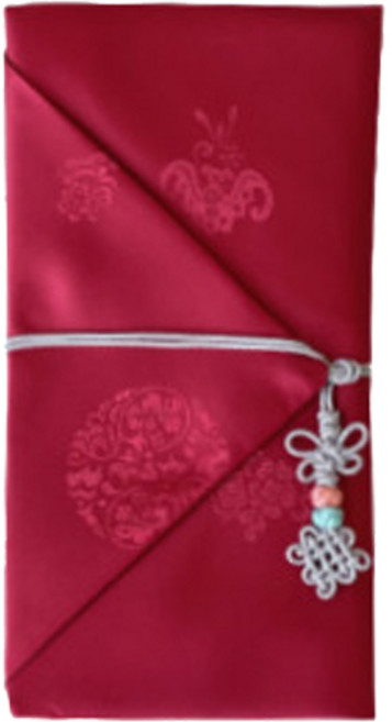 르미에 고급양단 실크 예단 용돈 봉투, 레드, 1개