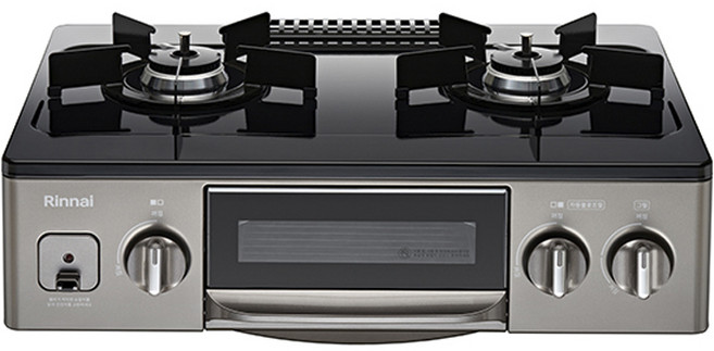 린나이 세라믹 그릴레인지 2구 자가설치, ATG200S, LPG