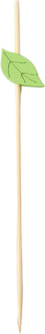 대나무 잎사귀픽 꼬지, 1개, 100개