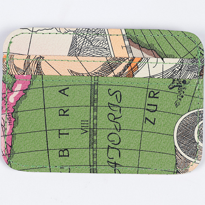 Morning Seller 世界地圖圖案卡夾