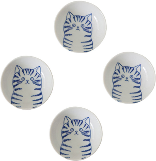 니코트 큐티네코 소스볼 9cm, 호랑, 4개