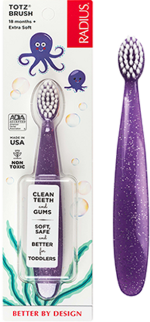 래디어스 토츠 유아 칫솔, 화이트, 5개입, 1개