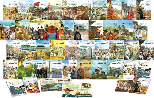 눈으로 보는 우리 역사 세트 전 40권, 교원올스토리