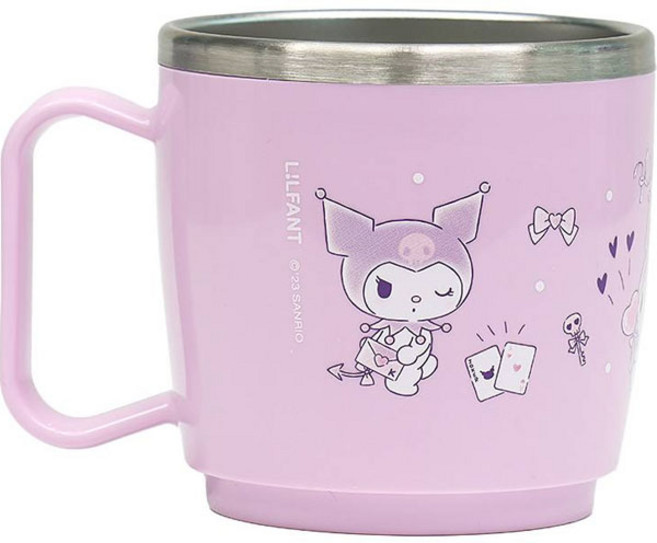 릴팡 쿠로미 컬리 식기세척기용 스텐컵 S, 혼합색상, 1개, 210ml