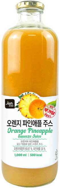 호재준 오렌지 파인애플 주스, 1L, 1개