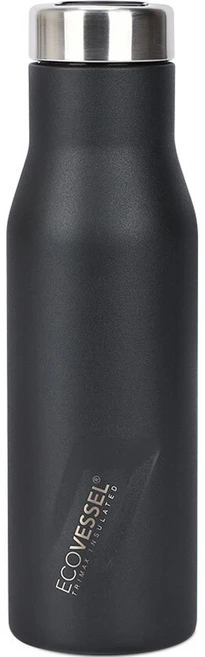 에코베슬 뉴아스펜 스텐 와인 보온 보냉 텀블러, 블랙쉐도우, 473ml, 1개 - 쿠팡