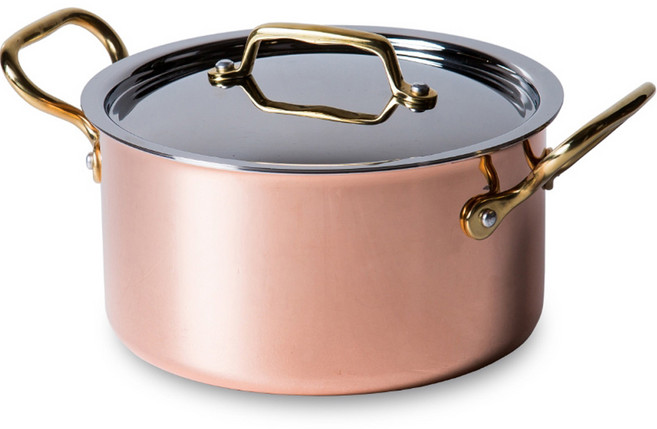 쿡에버 프리미엄 코퍼 양수 냄비, 20cm, 혼합색상