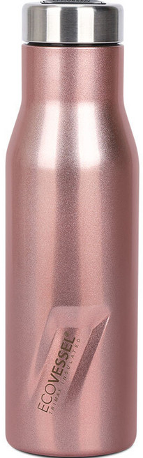 ECOVESSEL 質感保溫瓶, 玫瑰金, 473ml, 1個