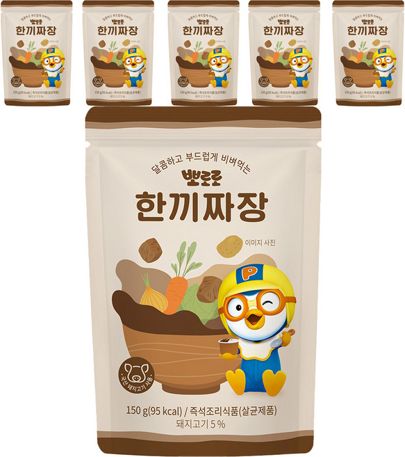 뽀로로 한끼짜장, 150g, 6개