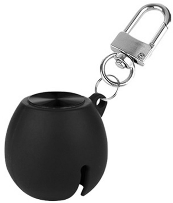 뮤스트 골프공 1구 케이스 볼마커, 블랙, 1개