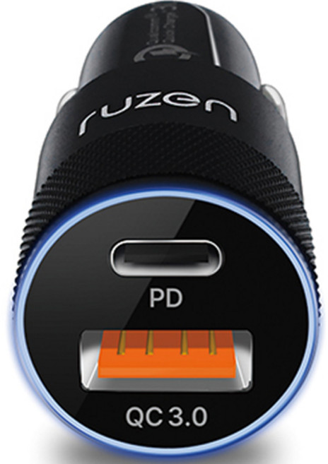 루젠 차량용 시거잭 QC 3.0+PD 듀얼 고속 충전기