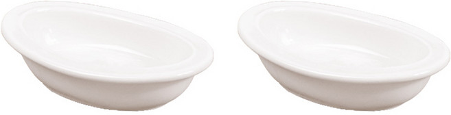 시라쿠스 메이플 타원소스볼 10cm, 화이트, 2개