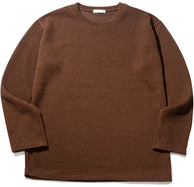 해리슨 남성용 중골지 라운드 니트 긴팔 티셔츠 LWD1140