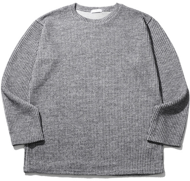 해리슨 남성용 중골지 라운드 니트 긴팔 티셔츠 LWD1140