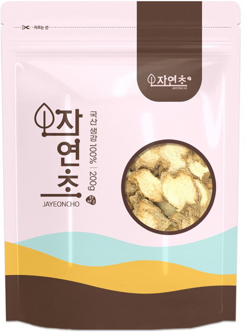 자연초 건조 생강, 200g, 1개입, 1개