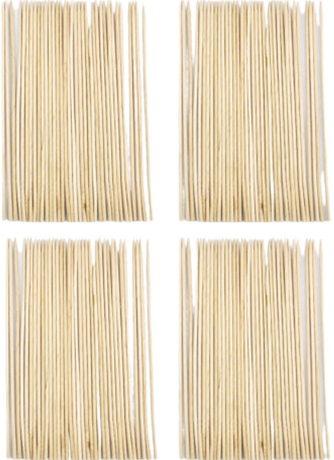 키친유 대나무 산적꽂이 12cm, 4개, 50개입