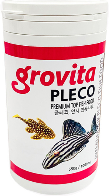 그로비타 플레코 전용 사료, 550g, 1개